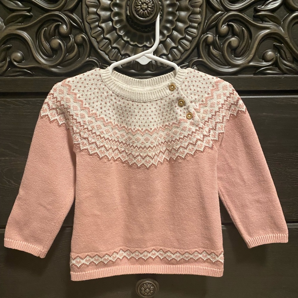 H&M Fine-Knit Cotton Sweater for 12-18 Month Old